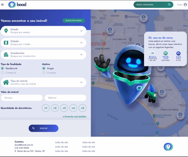 O objetivo é facilitar a visita do possível cliente sem se deslocar até o local e dessa forma agregar valor ao sistema apostando no principal diferencial, a ambientação em 3D