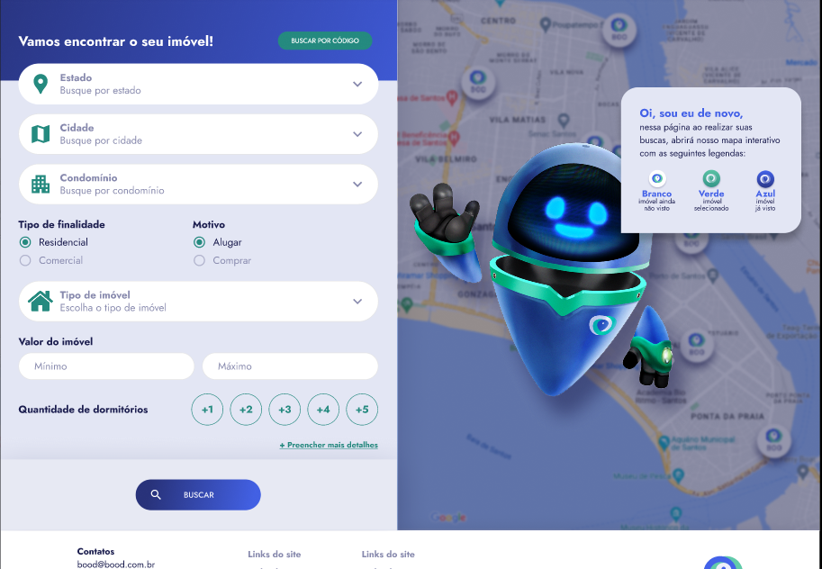 O objetivo é facilitar a visita do possível cliente sem se deslocar até o local e dessa forma agregar valor ao sistema apostando no principal diferencial, a ambientação em 3D